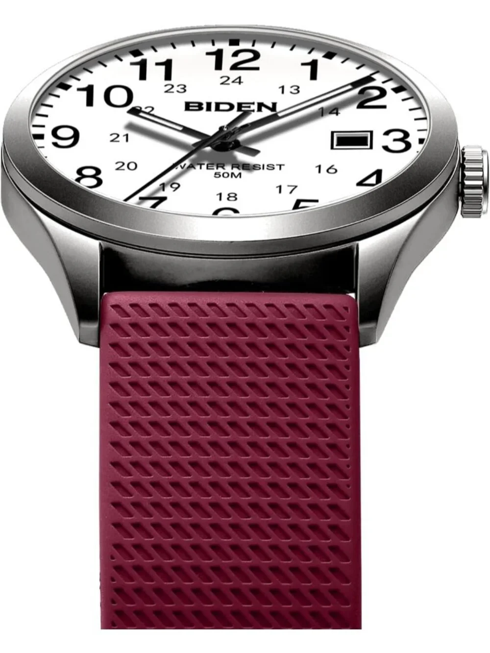 Men's Purple Analog Quartz Unisex Medical Professionals Waterproof Nurse Watch